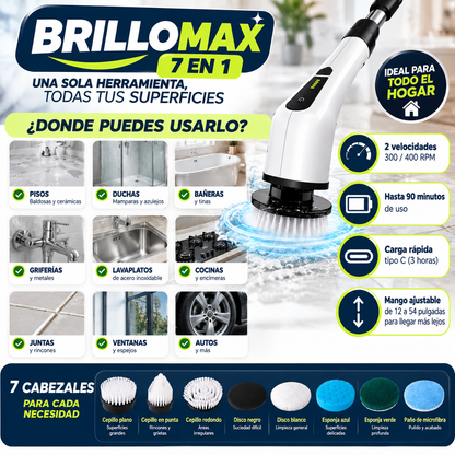 BrilloMax - Ayuda a dejar tus superficies más limpias.